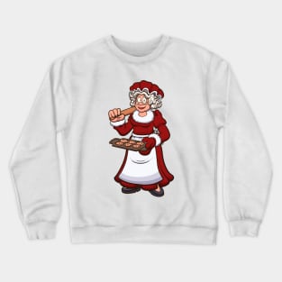 Mrs. Claus With Cookies Crewneck Sweatshirt